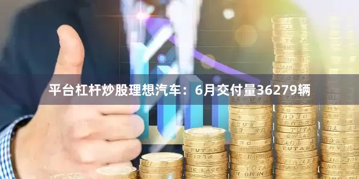 平台杠杆炒股理想汽车：6月交付量36279辆